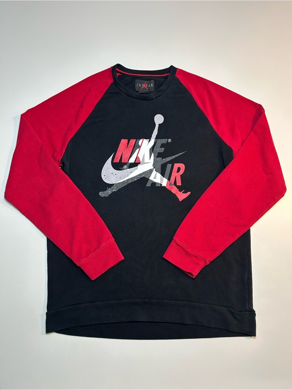 Nike Jordan Jumpman Classics Raglan Long Sleeve Crewneck Sweatshirt